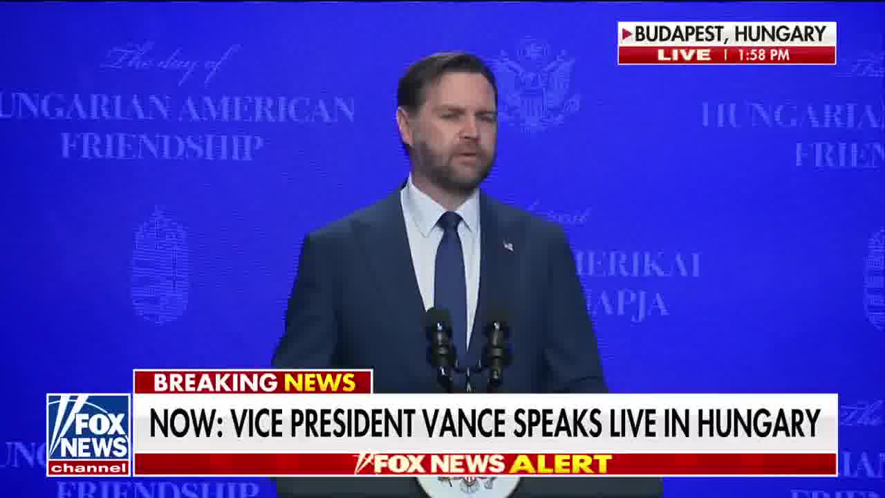 Vice President Vance delivers a message in Budapest about the moral cooperation between the United States and Hungary, under the leadership of President Trump and Hungarian Prime Minister Viktor Orbán. There is so much that unites the United States and Hungary, and unfortunately, there have been too few people who have been willing to stand up for the values of Western civilization.